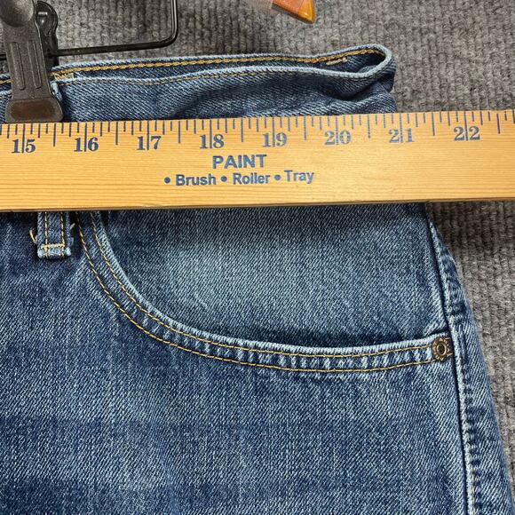 Ariat M4 Low Rise Boot Cut Roadhouse Jeans Men's 42X30 Blue Relaxed Fit Western - Picture 2 of 11